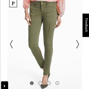NWT WHBM Petite Cargo Skimmer Jeans
